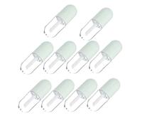 Ipetboom 10 pièces Tubes à Gloss Réutilisables Petits Contenants Transparents pour à Tubes de Distribution Mignonette pour Fabrication de Gloss Essence Portable