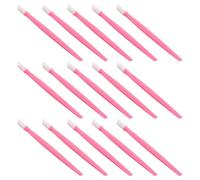 Ipetboom 100 Bâtonnets de Nail Art Multifonctions en Caoutchouc Rose Outils de Préparation et Exfoliation des Cuticules Applicateurs Précis pour Décoration et Placement de Strass Usage