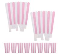 Ipetboom 100 Boîtes à Pop-Corn en Papier Rayé Rose Petite Taille Résistantes à L'Huile pour Soirées Cinéma Fêtes et Snacks - Seaux Multifonctions pour Bonbons Biscuits et Frites