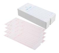 Ipetboom 100 Cartes de Pointage Recto Verso en Papier Épais pour Employés Format Standard Édition Anglaise Fourniture de Bureau Pratique et Légère pour Registre de Présence au Bureau