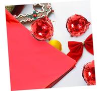 Ipetboom 100 Pièces Aluminium Alimentaire Rouge Brillant Aluminium Résistantes pour Bonbons Chocolat Thé et Cuisine Maison