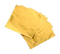 Ipetboom 100 Pièces De Chocolat En Papier D'aluminium Papier Métallisé Chocolat Flocons De Feuille D'or Papier D'aluminium D'or D'ongle Feuille D'aluminium Golden