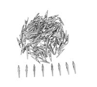 Ipetboom 100 Pièces Mini Alligator Clips For Crafts And Merchandise Signs Small Metal Spring Clamps For Flexible Display And Wire Card Holders