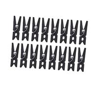 Ipetboom 100 pièces Mini Clips Plastique Noir pour Photos Vêtements et Pince Multifonctionnelle et