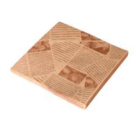 Ipetboom 100 pièces Papier de Cuisson Graisse Feuilles pour Sandwichs et Hamburgers Alimentaire avec Motif Journal pour Friterie et Pâtisserie