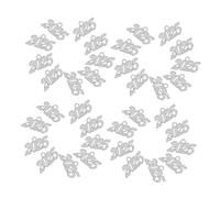 Ipetboom 100 Pièces Pendentifs Numéro Alliage pour Bijoux DIY Breloques pour Remise de Diplôme Décorations pour Bracelets Colliers Boucles Doreilles et Porte Clés de An Graduations