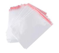 Ipetboom 100 Pièces Sachet Cellophane Transparent Auto Adhésif pour de Biscuits Vêtements et