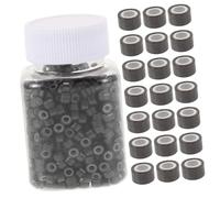 Ipetboom 1000pièces Perles Silicone Pour Extensions De Cheveux Micro-liens Tresses Délicates Lot