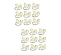 Ipetboom 100pièces Anneau De Pratique Pour Vernis à Support Affichage Pour Art Des Couleur Blanche