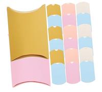Ipetboom 100pièces Boîte à Papier Coffret Événementiel Pour Mariage Anniversaire Et Célébrations Pillow Rose Doré Bleu Blanc