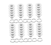 Ipetboom 100pièces Kit De Œillets Métalliques Pour Lacets Grommets Eyelets Pour Vêtements Et Tentes Accessoire De Bricolage Et Facile à Installer