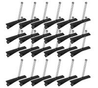 Ipetboom 100pièces Pince Ressort Forme de Bec de Canard Pinces Crocodiles Metalliques pour Accessoires de Coiffure et Loisirs Creatifs Barrettes faire Soi-meme