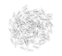 Ipetboom 100pièces Pinces à Linge Pinces à Linge Utilitaires Robustes pour Photos Papier Bricolage Organisation Images Décorations