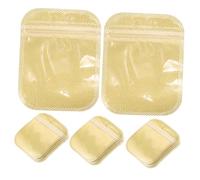 Ipetboom 100pièces Sachets De Rangement Bijoux Doré Pochettes Réutilisables pour Bijoux Petits Commerces Et Organisation