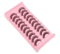 Ipetboom 10paires Faux Cils Naturels pour Femmes Extensions de Cils pour Filles Usage Quotidien et Soirées