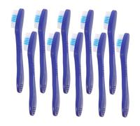 Ipetboom 10pièces Brosse à Dents Miniature Plastique Pour Sécurisés De Brosses à Dents à Poils Souples Et Manche Court Conçues Pour Prévention Auto-mutilations Pour Voyages Et De