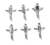 Ipetboom 10pièces Charms Métalliques Avec Pour Décoration Manucure Accessoires De Nail Art Pour Événements Festifs