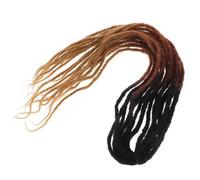 Ipetboom 10pièces Extensions De Dreadlocks Cheveux Humains Perruques Tressées Extensions De Dreads Tresses Au Crochet