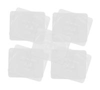 Ipetboom 10pièces Moules De Masque Facial Plastique Transparent Outils Réutilisables Pour Création De Masques Plateaux