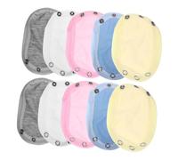 Ipetboom 10pièces Rallonge De Body Garçon Fille à Boutons-pression Rallonges Pour Combinaisons Garçon Fille Body Et Utilisation