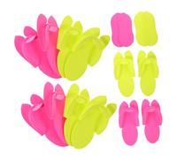 Ipetboom 12 paires Lot Tongs Usage Unique Mousse EVA Pliables pour Pédicure Spa et Hôtel Confortables et Légères Unisexes pour Salon Voyage et Plage