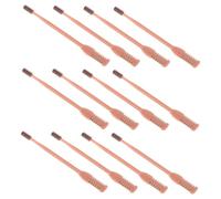 Ipetboom 12 Pièces Couteau à Poils De Nez Épilateur Nez Pour Femme Outils De Rasage Manuel Des Hommes Trommer Des Cheveux Nasaux Pour Les Hommes Chocolate Pp
