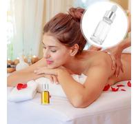 Ipetboom 12 pièces Flacons Verre avec Pipette Compte Gouttes Flacon Huile Essentielle Transparent Étanche pour Stockage Essence et Mélanges