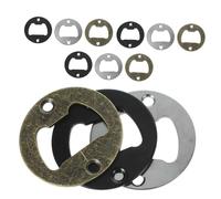Ipetboom 12 pièces Inserts Ouvre Bouteille Métal Résistant Corrosion pour Accessoires DIY Ouvre Bouteille Vintage Chrome Bronze Ancien et Noir