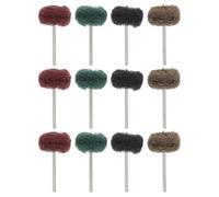 Ipetboom 12 pièces Kit Disques Polissage Abrasifs Multi-fonctions pour Perceuse Têtes Meulage Compact et Portable pour Lustrage et Meule pour Bricolage