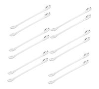 Ipetboom 12 Pièces Lab Spatulas Double Ended Stainless Steel Sampling Spoons Lightweight Ergonomic Mixing Tools For Laboratory Kitchen Classroom Craft Use