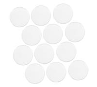 Ipetboom 12 pièces Lentilles Optiques Convexes Transparentes Kit Expérimentation Éducative Lentilles de Physique pour Apprentissage Scolaire