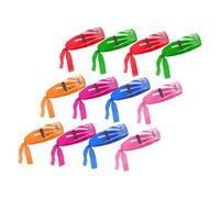 Ipetboom 12 pièces Lot de Bandeaux Ninja Respirants pour Karaté Garçon Fille et Étudiants Accessoires Décoratifs Confortable et Sport et Entraînement