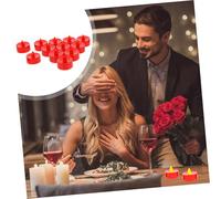 Ipetboom 12 pièces Lot de Bougies LED sans Flamme Effet Vacillant Éclairage Décoratif Romantique pour Mariage Fête et Maison Sécurité sans Fumée Ni Feu Piles Incluses
