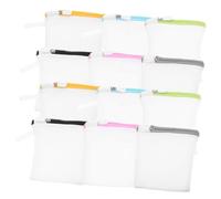 Ipetboom 12 Pièces Mini Mesh Laundry Bags Set Thick Washing Bags With Tangle Design For Socks Travel And Toy Storage