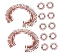 Ipetboom 12 pièces Peignes Élastiques Invisibles pour Femmes Peigne Fixe Anti-frisottis Confortable et Adapté à Tous Types de Cheveux Tête Pour Coiffage Rapide et Quotidien