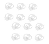 Ipetboom 12 pièces Pince de Serrage Silicone pour Tuyau Siphon de Flux Compact et Flexible Pince Arrêt Tube pour Régulation et Coupure Rapide