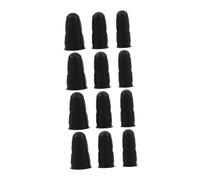 Ipetboom 12 pièces Protège-doigts Silicone Résistant Chaleur Capuchons de Protection pour Couture Cuisine Bricolage et Légers et Flexibles pour Précis