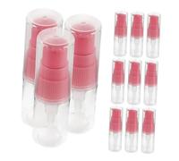 Ipetboom 12 Pièces Travel Lotion Bottles With Pump Transparent Pet Refillable Containers For Cosmetics Serums Portable Liquid Dispensers
