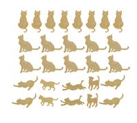 Ipetboom 120 Mini Breloques en Alliage Forme de Chat Doré Accessoires DIY pour Création de Bijoux Pendentifs pour Colliers et Bracelets pour Artisanat Créatif