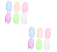 Ipetboom 12pièces Couvercles De Brosse à Dents Réutilisables Universelle pour Voyage Compatible Plupart des Têtes De Brosse à Dents