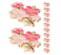 Ipetboom 12pièces Épingles Fleur de Cerisier pour Femmes Décoratives et Portables pour Sacs à Dos et Occasions Printanières Motifs Roses