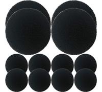 Ipetboom 12pièces Filtres pour Poubelles Rouges Cuisine Éponge Filtrante Bassin Désodorisant Poubelle Accessoire Filtration