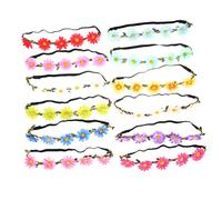 Ipetboom 12pièces -tête Marguerite Style Couronne De Cheveux Guirlande Accessoires Pour Cheveux Bandeau