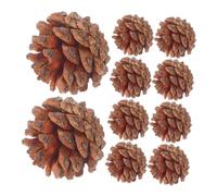 Ipetboom 130 Pièces Petites Pommes de Pin Naturelles pour Décoration DIY Automne Hiver Noël Remplissage de Vase Thanksgiving Ornements Miniatures pour et Événements