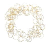 Ipetboom 150 Étiquettes Marque-Verres en Aluminium Doré 25 MM Anneaux D’Identification DIY pour Verres à Vin Accessoires pour Fête Mariage et Anniversaire Marqueurs Décoratifs