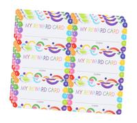 Ipetboom 150 feuilles Cartes de Récompense Comportement Classe Cartes Perforées Dessins Animés pour Enseignants et Étudiants Incitation et Motivation Salle de Classe