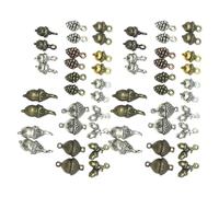 Ipetboom 150 pièces Lot de Breloques Pendentifs Glands et Pommes de Pin Vintage Métal Perles Légères pour Bijoux DIY Charms Nature pour Colliers et Bracelets