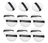 Ipetboom 15pièces Houppette à Pur Coton Courte Et Douce Pour Maquillage Et Blush Facile à Nettoyer Et Ranger