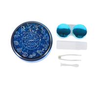 Ipetboom 1ensemble Boîte De Rangement pour Lentilles De Plastique avec Étui à Lentilles Kit De Stockage pour Soins Oculaires Design à Mouvant pour Voyages Activités Extérieures