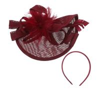 Ipetboom 1ensemble Fascinateur Élégant Plumes Accessoire De Mariage Fête Coiffure Vintage Avec Clip Pour Tea Party Et Événements Spéciaux